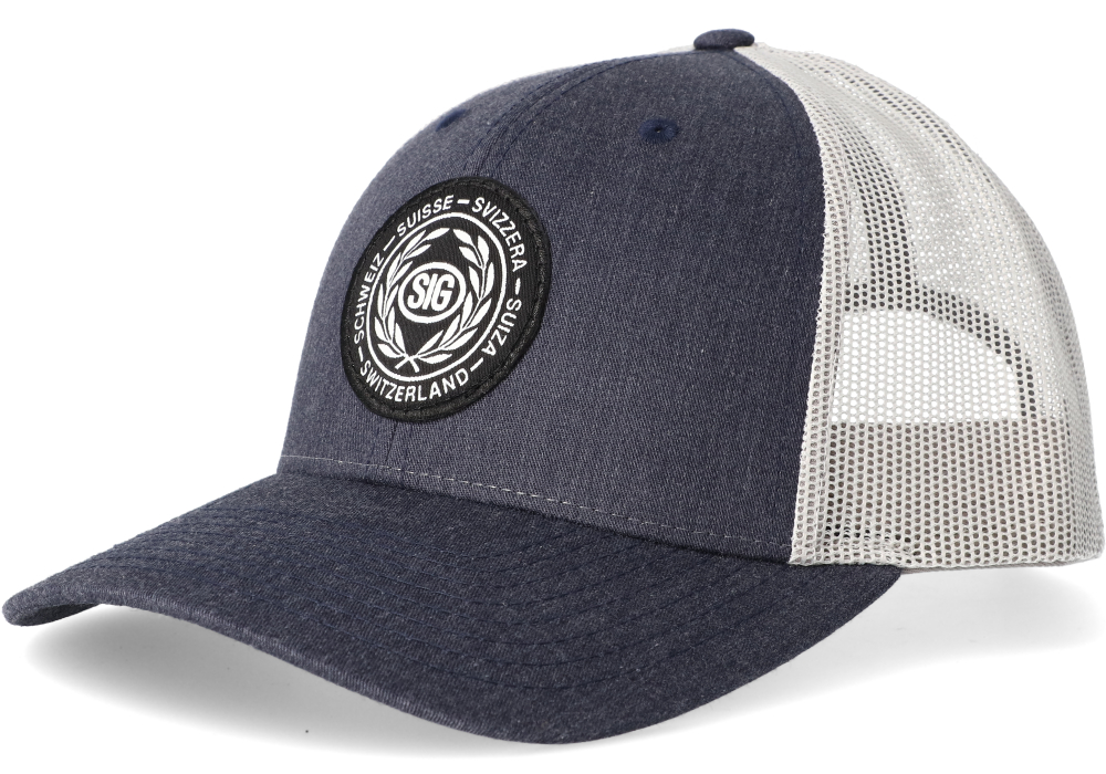 Image of Swiss SIG Snapback Hat - Navy Blue