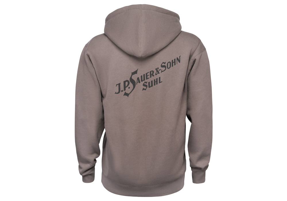 Image of J.P. SAUER & SOHN ZIP-UP HOODIE - GRAY