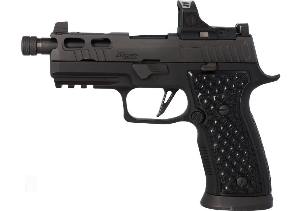 Image of P320-AXG KRAKEN GRIP PANELS - BLACK - VYTAL MANUFACTURING