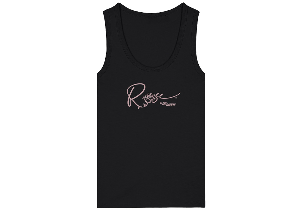 Image of ROSE WOMEN'S TANK TOP - BLACK