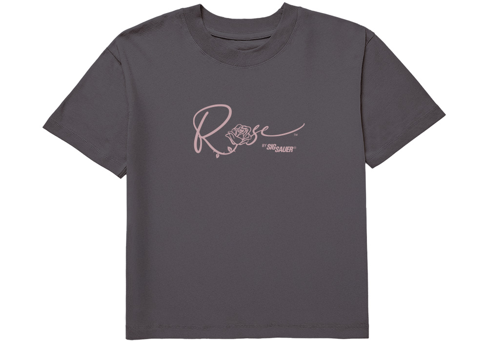 Image of ROSE WOMEN'S BOXY T-SHIRT - SLATE