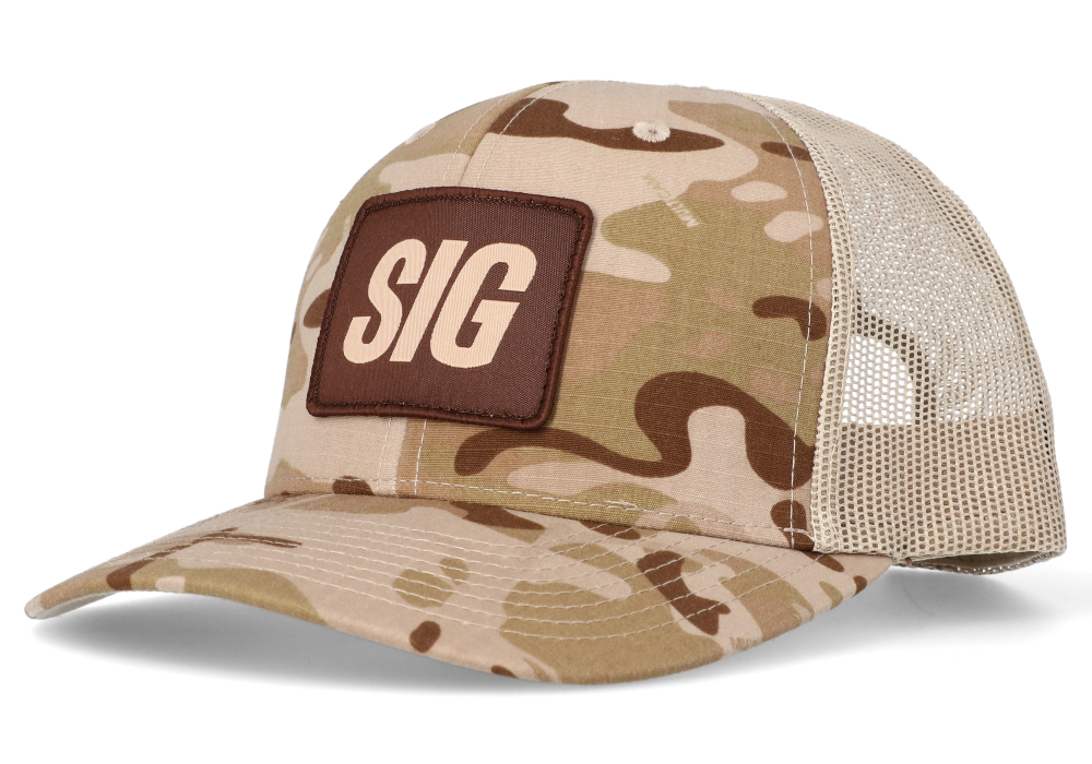Image of SIG WOVEN PATCH HAT - MULTICAM ARID