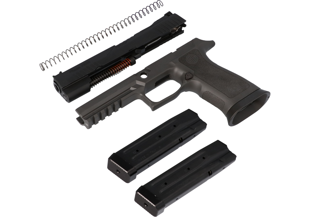 Image of P320-XFIVE TXG 9MM 17RD MAG CAL-X KIT