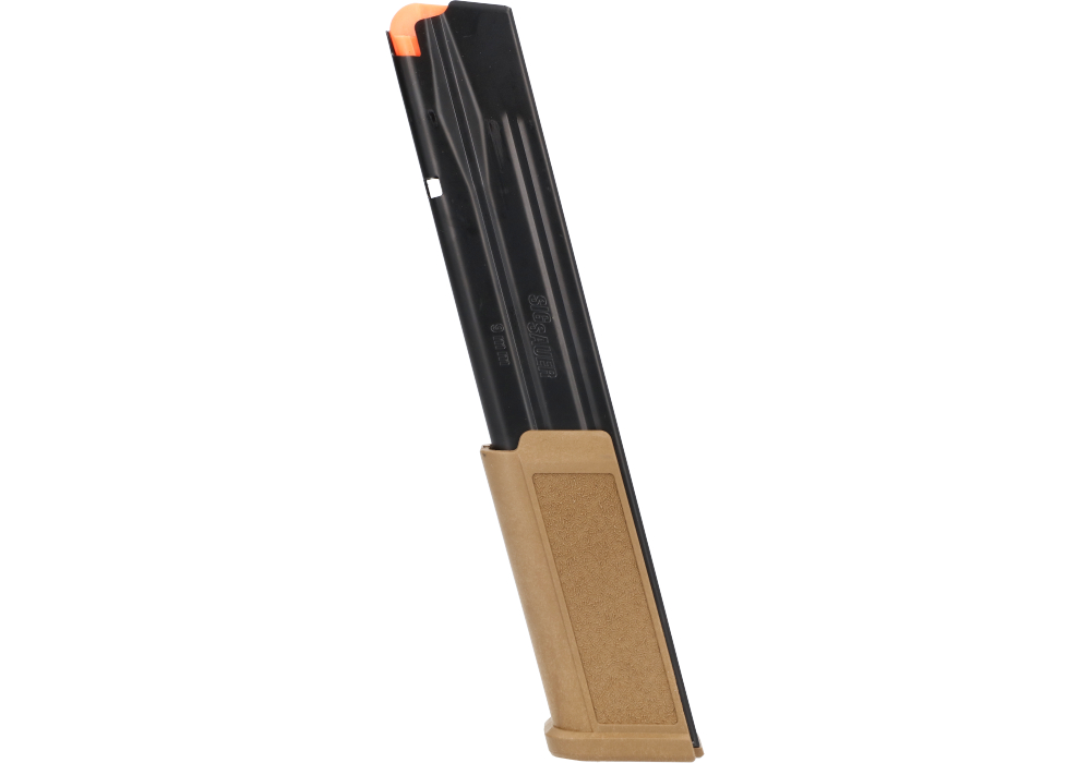 Image of P320 9MM 30RD EXTENDED MAGAZINE - COYOTE