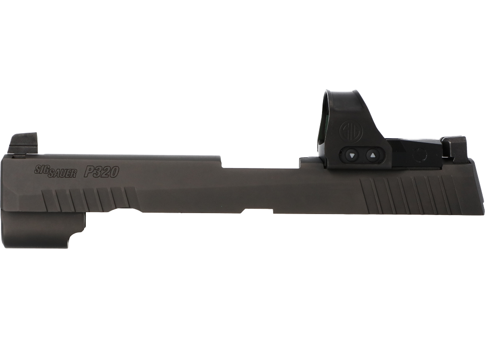 Image of P320 RXP 9mm 4.7" Slide Assembly, ROMEO1PRO with Shroud, Black