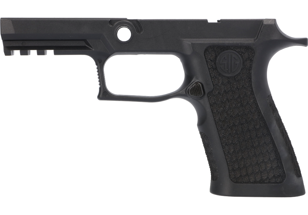 Image of P320 XCARRY 9MM/40/.357 LASER ENGRAVED GRIP MODULE - BLACK, MEDIUM GRIP