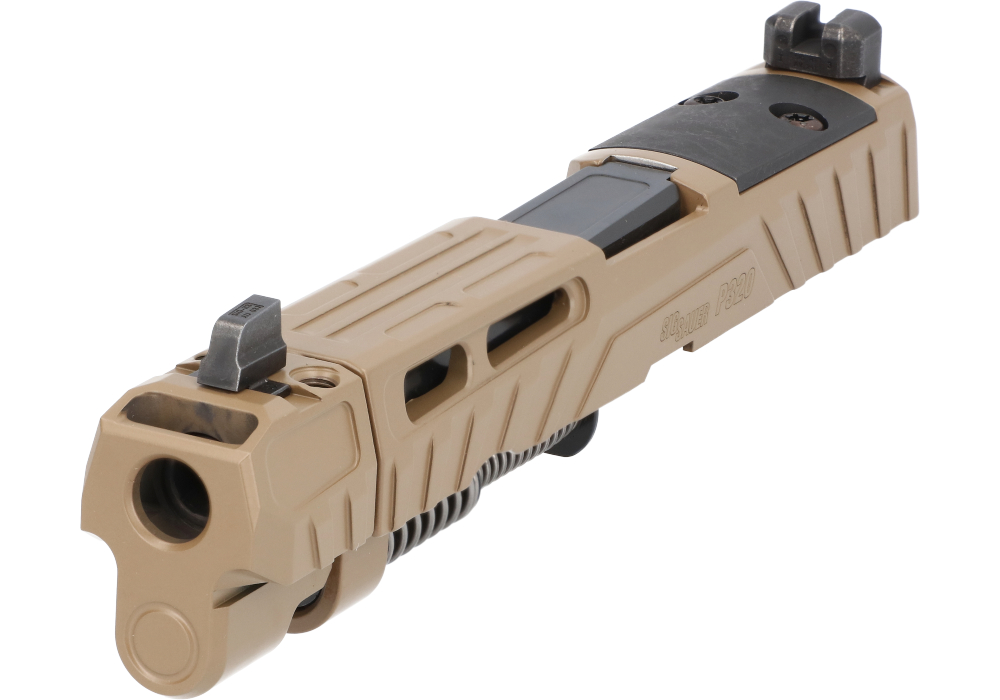 Image of P320 SPECTRE COMP 9MM 4.7"  SLIDE ASSEMBLY, OPTIC READY, COYOTE BROWN