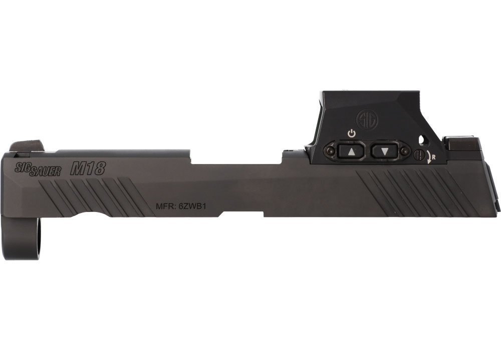 Image of P320-M18 9MM 3.9" SLIDE ASSEMBLY, ROMEO-M17, BLACK