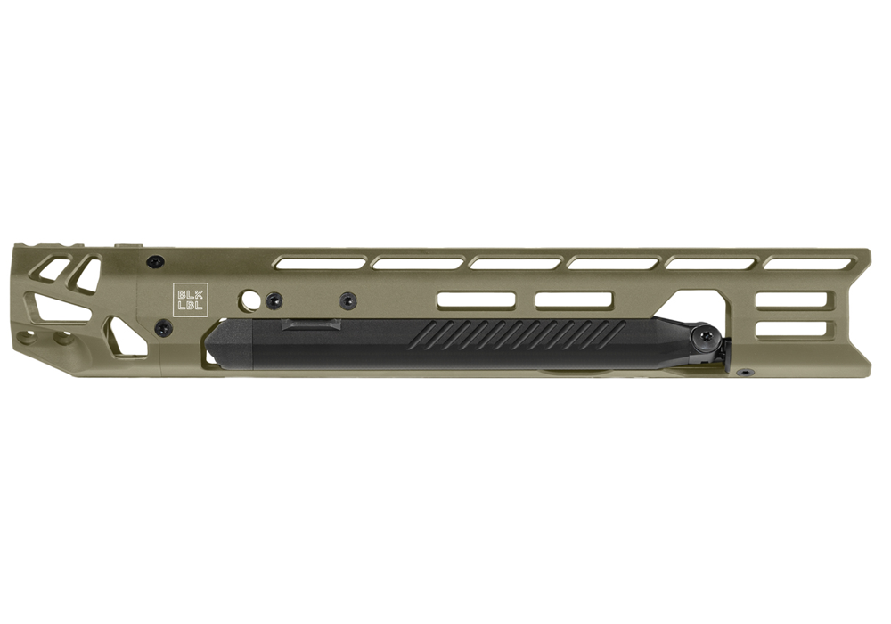 Image of CROSS MAGNUM 14-INCH HANDGUARD WITH BIPOD - MOSS GREEN