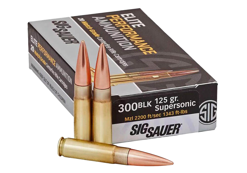 Image of 300BLK, 125gr, Elite Match Grade, OTM, Staked, Sealed