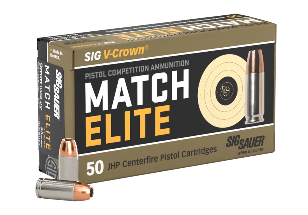 Image of 9MM, 115GR, ELITE V-CROWN COMPETITION, JHP