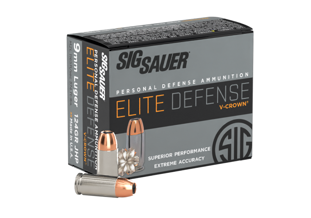 Image of 9MM, 124GR, Elite V-Crown, JHP