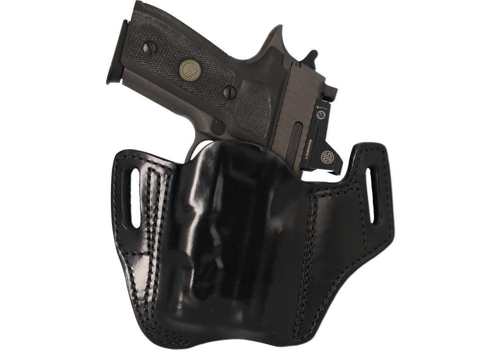 Image of P229 OWB Mitch Roses Premium Leather Light-Bearing Holster - RH