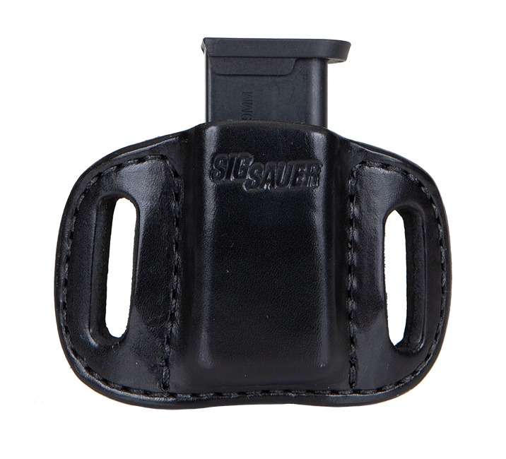 Image of P365 OWB LEATHER MAGAZINE CARRIER -AMBIDEXTROUS - MITCH ROSEN
