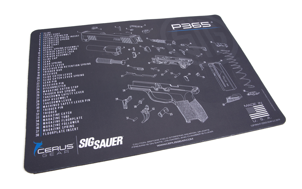 Image of P365 Gun Mat - Cerus Gear
